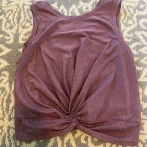 Purple mauve Sleeveless Twist Knot Top by old navy